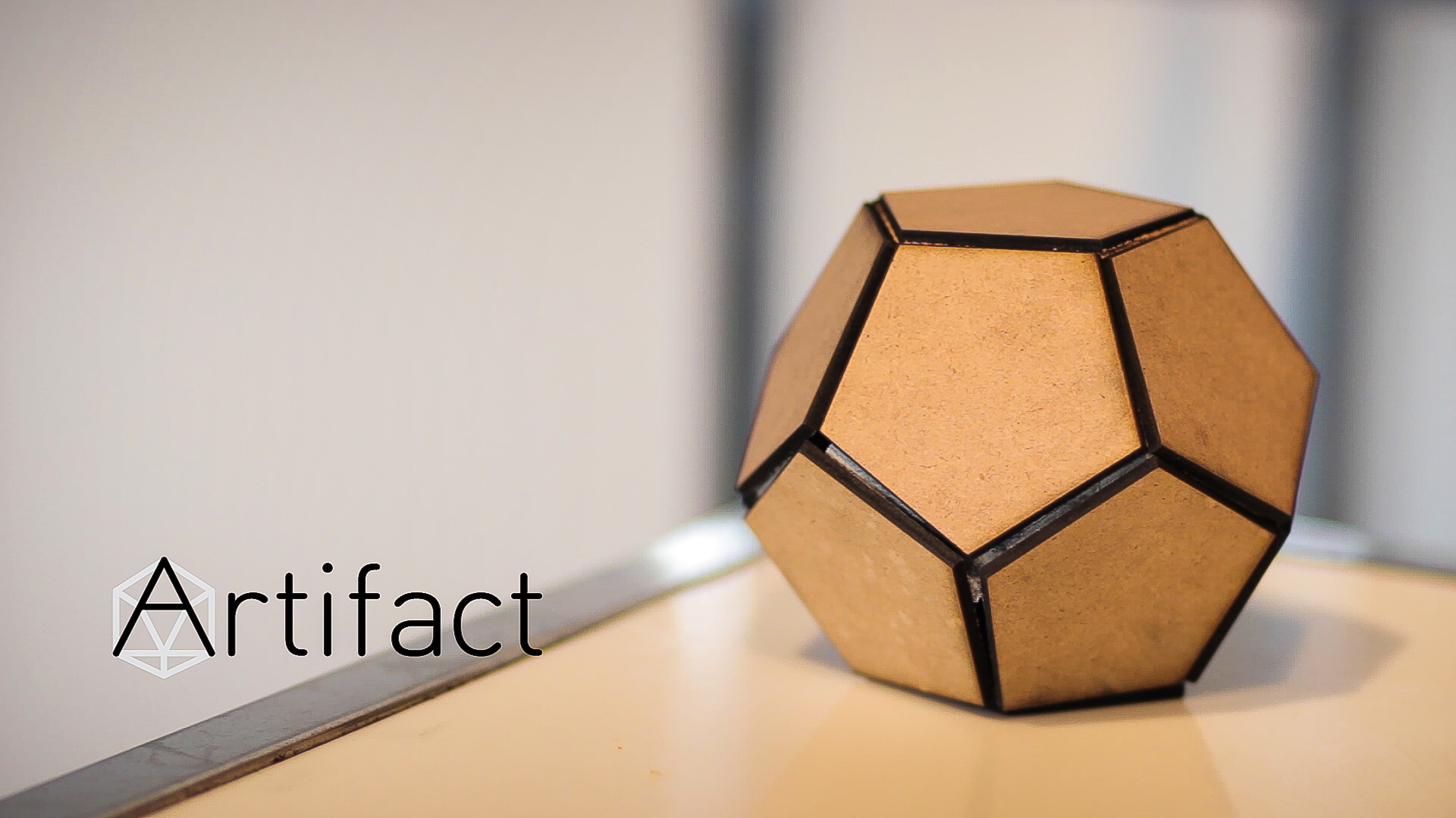 A smaller laser cut version of the prorotype shape